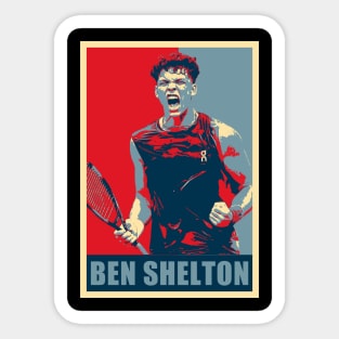 Ben Shelton Celebration Sticker